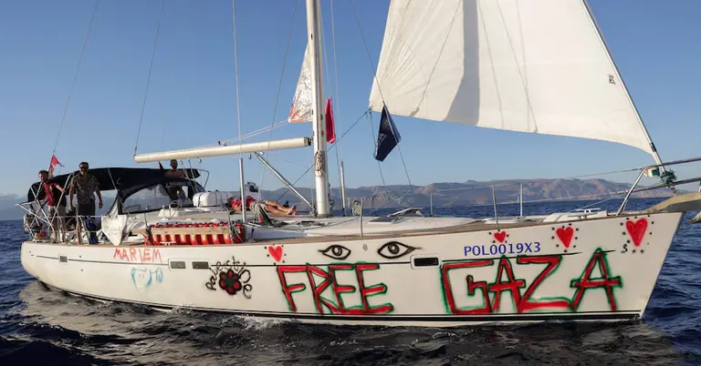 ফ্রিডম ফ্লোটিলার একটি নৌযান